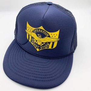 VINTAGE 90s NISSIN Operation Desert Storm Snapback